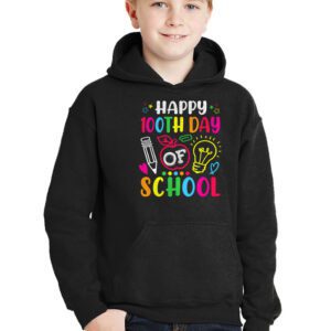 100th Day of School Teachers Kids Child Happy 100 Days Hoodie 2 2