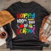 100th Day of School Teachers Kids Child Happy 100 Days Longsleeve Tee