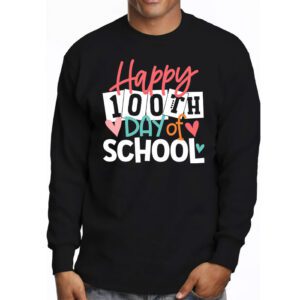 100th Day of School Teachers Kids Child Happy 100 Days Longsleeve Tee 3 4