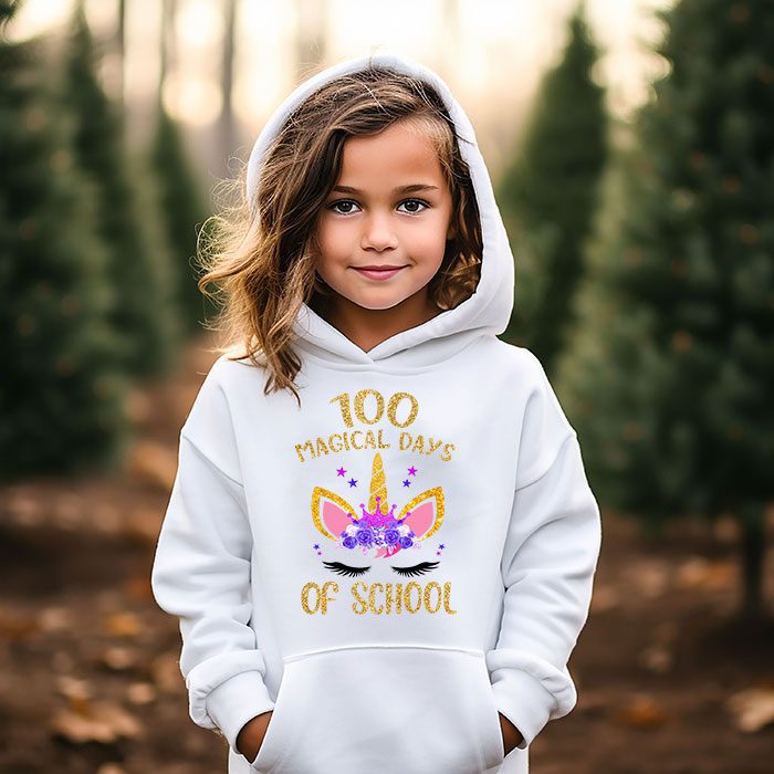 100th-Day-of-School-Unicorn-100-Magical-Days-Teacher-Girls-Hoodie-2 100th Day of School Unicorn 100 Magical Days Teacher Girls Hoodie 2 3