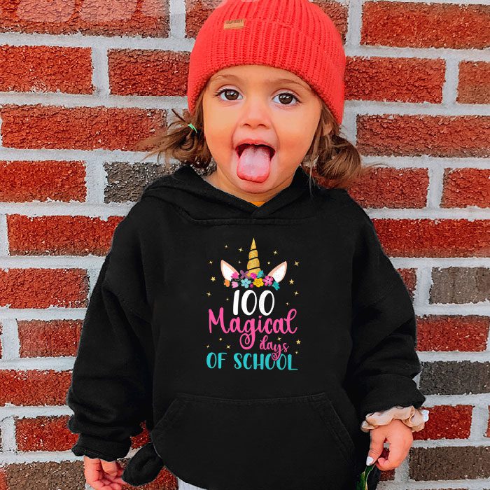100th-Day-of-School-Unicorn-100-Magical-Days-Teacher-Girls-Hoodie-3 100th Day of School Unicorn 100 Magical Days Teacher Girls Hoodie 3 2