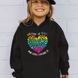 100th Day of School and Still Loving It 100 Rainbow Hearts Hoodie 3 1