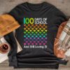 100th Day of School and Still Loving It 100 Rainbow Hearts Longsleeve Tee