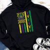 American Flag Mardi Gras Hoodie Mardi Gras Crawfish Outfit Hoodie