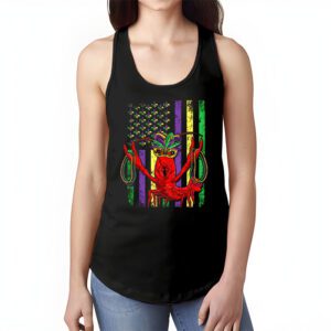 American Flag Mardi Gras Tank Top Mardi Gras Crawfish Outfit Tank Top 1 4