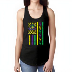 American Flag Mardi Gras Tank Top Mardi Gras Crawfish Outfit Tank Top 1 5