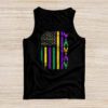 American Flag Mardi Gras Tank Top Mardi Gras Crawfish Outfit Tank Top