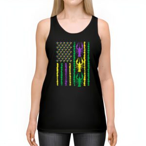 American Flag Mardi Gras Tank Top Mardi Gras Crawfish Outfit Tank Top 2 2