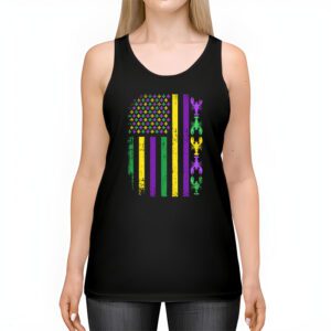 American Flag Mardi Gras Tank Top Mardi Gras Crawfish Outfit Tank Top 2