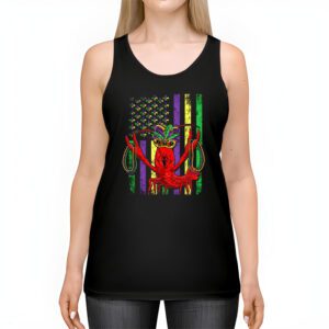 American Flag Mardi Gras Tank Top Mardi Gras Crawfish Outfit Tank Top 2 4