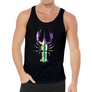 American Flag Mardi Gras Tank Top Mardi Gras Crawfish Outfit Tank Top 3 6