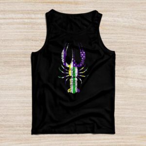 American Flag Mardi Gras Tank Top Mardi Gras Crawfish Outfit Tank Top