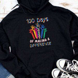 Autism Awareness Making Differences 100 Days Of School Hoodie