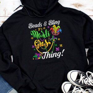 Beads and bling it's a Mardi Gras thing Carnival Mardi Gras Hoodie