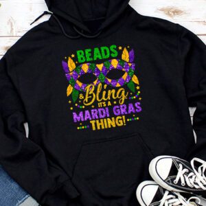 Beads and bling it's a Mardi Gras thing Carnival Mardi Gras Hoodie