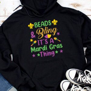 Beads and bling it's a Mardi Gras thing Carnival Mardi Gras Hoodie