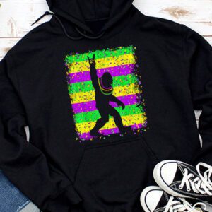 Bigfoot Mardi Gras Sasquatch Funny Men Kids Gift Tee Hoodie