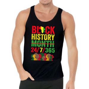 Black History 24 7 365 Men Women Kids Black History Month Tank Top 3