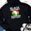 Black History Is American History Patriotic African American Hoodie