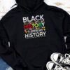 Black History Is American History Patriotic African American Hoodie