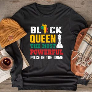 Black Queen The Most Powerful Piece Black History Month Longsleeve Tee 2 1