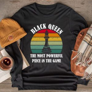 Black Queen The Most Powerful Piece Black History Month Longsleeve Tee 2 2