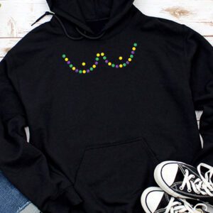Boobshirt Mardi Gras 2024 Shirt Funny Beads Boobs Outline Hoodie