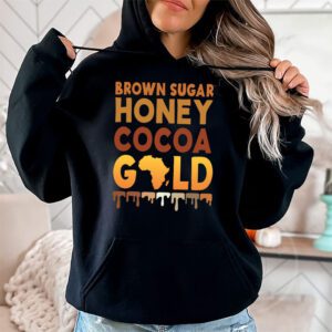 Brown Sugar Honey Black History Month BLM Melanin Afro Queen Hoodie 2 2