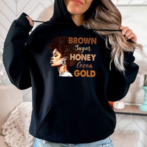 Brown Sugar Honey Black History Month BLM Melanin Afro Queen Hoodie 2 3