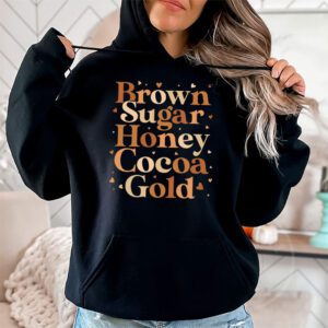 Brown Sugar Honey Black History Month BLM Melanin Afro Queen Hoodie 2