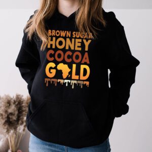 Brown Sugar Honey Black History Month BLM Melanin Afro Queen Hoodie 3 2