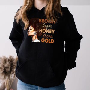 Brown Sugar Honey Black History Month BLM Melanin Afro Queen Hoodie 3 3