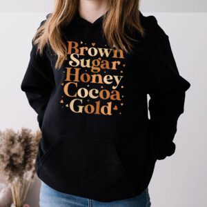 Brown Sugar Honey Black History Month BLM Melanin Afro Queen Hoodie 3