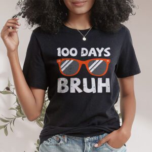Bruh 100 Days Of School 100th Day Of School sunglasses kids T Shirt 1 2