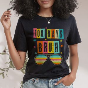 Bruh 100 Days Of School 100th Day Of School sunglasses kids T Shirt 1 4