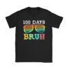 Bruh 100 Days Of School 100th Day Of School sunglasses kids T-Shirt