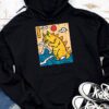 Catzilla Cat Japanese Art Funny Cat Gifts For Men Women Kid Hoodie