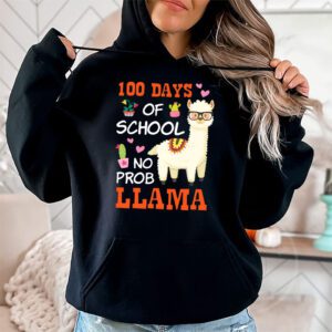 Celebrating 100 Days of School NoProb Llama Kids & Teachers Hoodie 1 Celebrating 100 Days of School NoProb Llama Kids Teachers Hoodie 1 4
