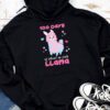 Celebrating 100 Days of School NoProb Llama Kids & Teachers Hoodie