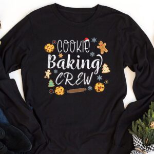 Cookie Baking Crew Baker Bake Kids Women Christmas Baking Longsleeve Tee 1 2