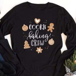Cookie Baking Crew Baker Bake Kids Women Christmas Baking Longsleeve Tee 1