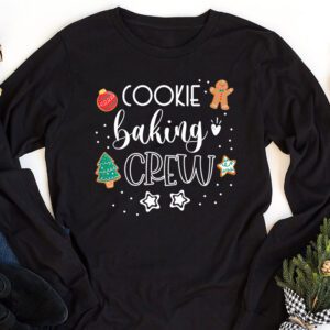 Cookie Baking Crew Baker Bake Kids Women Christmas Baking Longsleeve Tee 1 5