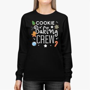 Cookie Baking Crew Baker Bake Kids Women Christmas Baking Longsleeve Tee 2 6