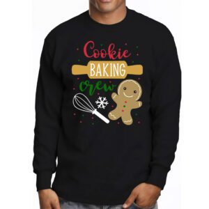 Cookie Baking Crew Baker Bake Kids Women Christmas Baking Longsleeve Tee 3 1