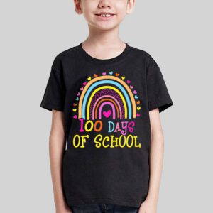 Cute 100 Days Of School Rainbow 100th Day Of School T Shirt 3 1