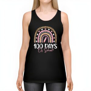 Cute 100 Days Of School Rainbow 100th Day Of School Tank Top 2 3