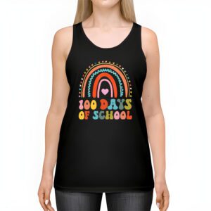 Cute 100 Days Of School Rainbow 100th Day Of School Tank Top 2 4