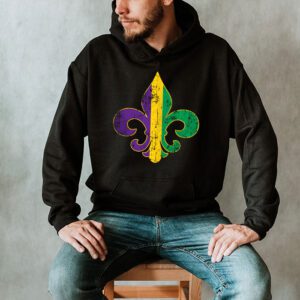 Fleur DeLis Mardi Gras Symbol Louisiana Carnival New Orlean Hoodie 2 3