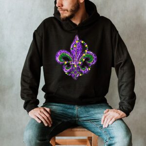 Fleur DeLis Mardi Gras Symbol Louisiana Carnival New Orlean Hoodie 2 4