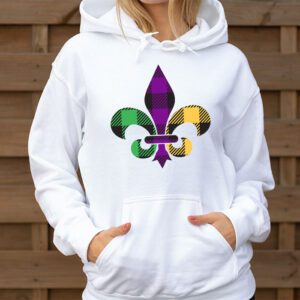 Fleur DeLis Mardi Gras Symbol Louisiana Carnival New Orlean Hoodie 3 1